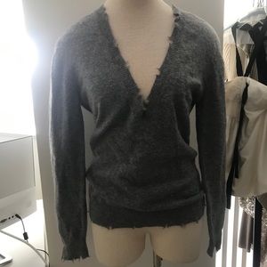 IRO Gray Distressed Sweater - NWT